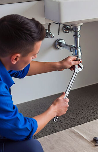 Plumber Sink Pipe Wrench
